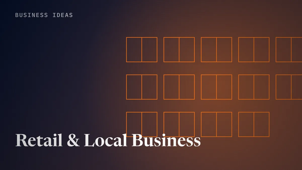 Retail & Local Business business ideas